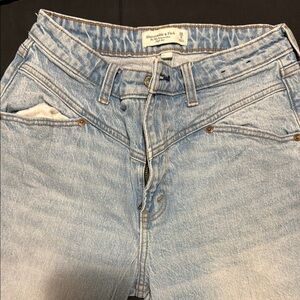 Abercrombie & Fitch High Rise Blue Jeans